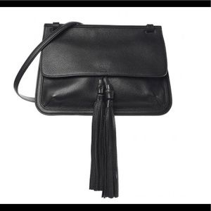 Gucci Pebbled Medium Daily Flap Black Shoulder Bag